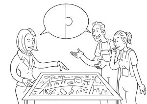 Dialogbild Agentur für Visualisierung von Prozessen, Veränderungen und Visionen.