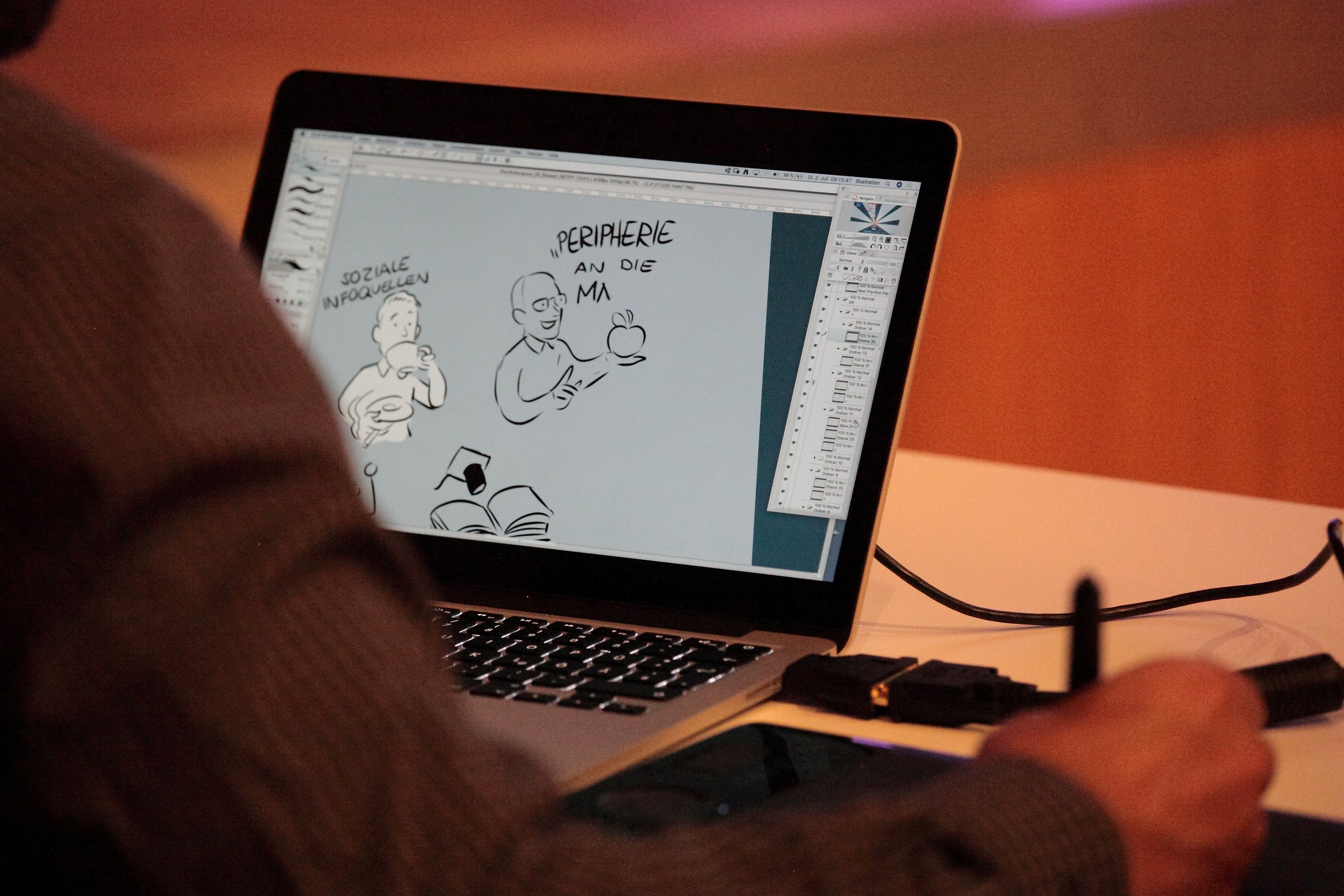 Staufen Best Practice Day Graphic Recording Visual Recording Live Illustration Dialogbild Staufen Best Practice Day Graphic Recording Visual Recording Live Illustration Dialogbild