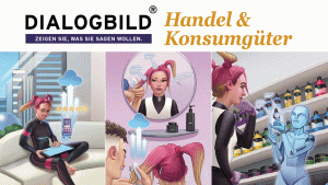Henkel True Beauty Game Strategiebild Gamification Dialogbild Agentur für Visualisierung von Prozessen, Veränderungen und Visionen.