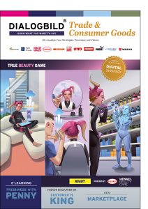 Henkel True Beauty Game Strategiebild Gamification Dialogbild Agentur für Visualisierung von Prozessen, Veränderungen und Visionen.