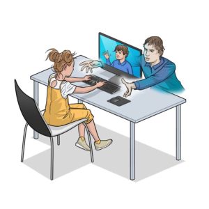 Deutscher Kinderverein Kindesmisshandlung Kindesmissbrauch Infografik Erklärbild Dialogbild Agentur für Visualisierung von Prozessen, Veränderungen und Visionen.