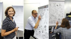 EOS Holding Skribbletraining Dialogbild