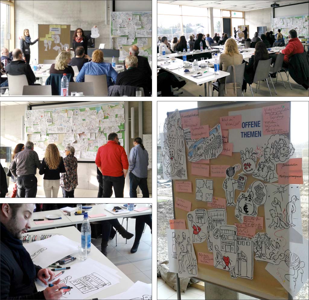 IMPRESSIONS FROM THE WORKSHOP HSNR zukunft gestalten Dialogbild