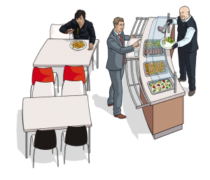 KIA Onboarding Visionsbild Leitbild Dialogbild Agentur für Visualisierung von Prozessen, Veränderungen und Visionen.