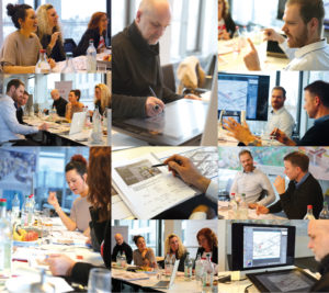 KIK Kunde ist König Poster Guide Leitbild Visionsbild Dialogbild Agentur für Visualisierung von Prozessen, Veränderungen und Visionen.