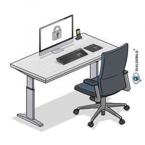 Kuehne + Nagel Logistik Daily Security Werkschutz Sicherheitsvorkehrungen Leitbild Dialogbild Agentur für Visualisierung von Prozessen, Veränderungen und Visionen.