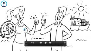 Kuehne und Nagel Kühne und Nagel Erklärfilm Solas das verifizierte Bruttogewicht Dialogfilm Dialogbild Agentur für Visualisierung von Prozessen, Veränderungen und Visionen.