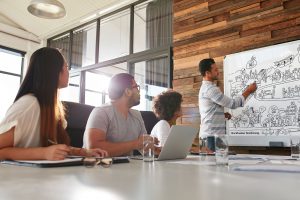 Workshop Live-Illustration Dialogbild