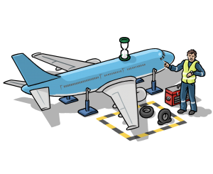 Lufthansa Technik LOS2006 Leitbild Erklärbild Strategiebild Dialogbild Agentur für Visualisierung von Prozessen, Veränderungen und Visionen.