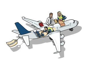 Lufthansa Technik LOS2006 Leitbild Erklärbild Strategiebild Dialogbild Agentur für Visualisierung von Prozessen, Veränderungen und Visionen.