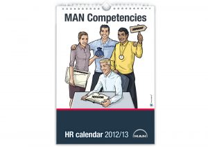 MAN Leadership Competencies Infografik Erklärbild Leitbild Dialogbild Agentur für Visualisierung von Prozessen, Veränderungen und Visionen.