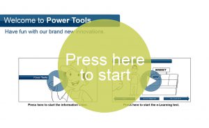 E-Learning Powertools Power tools dialogbild