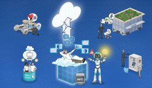 Siemens Digital Future Unternehmensweite digitale Transformation Unternehmensleitbild Dialogbild Agentur für Visualisierung von Prozessen, Veränderungen und Visionen.