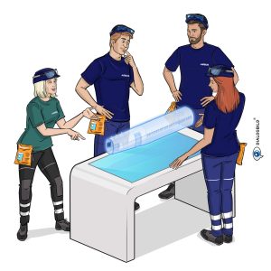 Airbus A320 A321 Ausrüstungsmontage 2.0 Single Aisle Dialogbild Agentur für Visualisierung von Prozessen, Veränderungen und Visionen.