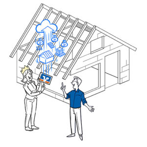 Volksbank Nord VR Bank Nord Strategie Agenda 2025 Strategiebild Leitbild Unternehmensleitbild Dialogbild Agentur für Visualisierung von Prozessen, Veränderungen und Visionen.