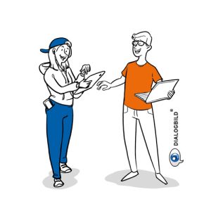 Volksbank Hellweg Leitbild Dialogbild Agentur für Visualisierung von Prozessen, Veränderungen und Visionen.