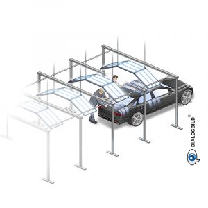 Audi Montage Prozessvisualisierung Werksführung Dialogbild Agentur für Visualisierung von Prozessen, Veränderungen und Visionen.