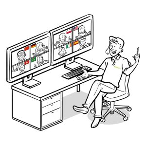 Autoneum Values Unternehmenswerte Dialogbild Agentur für Visualisierung von Prozessen, Veränderungen und Visionen.