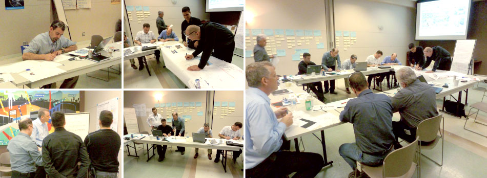 Bombardier Improvement Vision Operation Excellence Leitbild Strategiebild Dialogbild Agentur für Visualisierung von Prozessen, Veränderungen und Visionen.