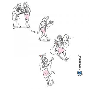 Nordmark Pharma Leitbild Dialogbild Agentur für Visualisierung von Prozessen, Veränderungen und Visionen.