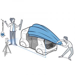 VW Nutzfahrzeuge Volkswagen Nutzfahrzeuge die Fabrik der Zukunft Smart geplant Dialogbild Agentur für Visualisierung von Prozessen, Veränderungen und Visionen.